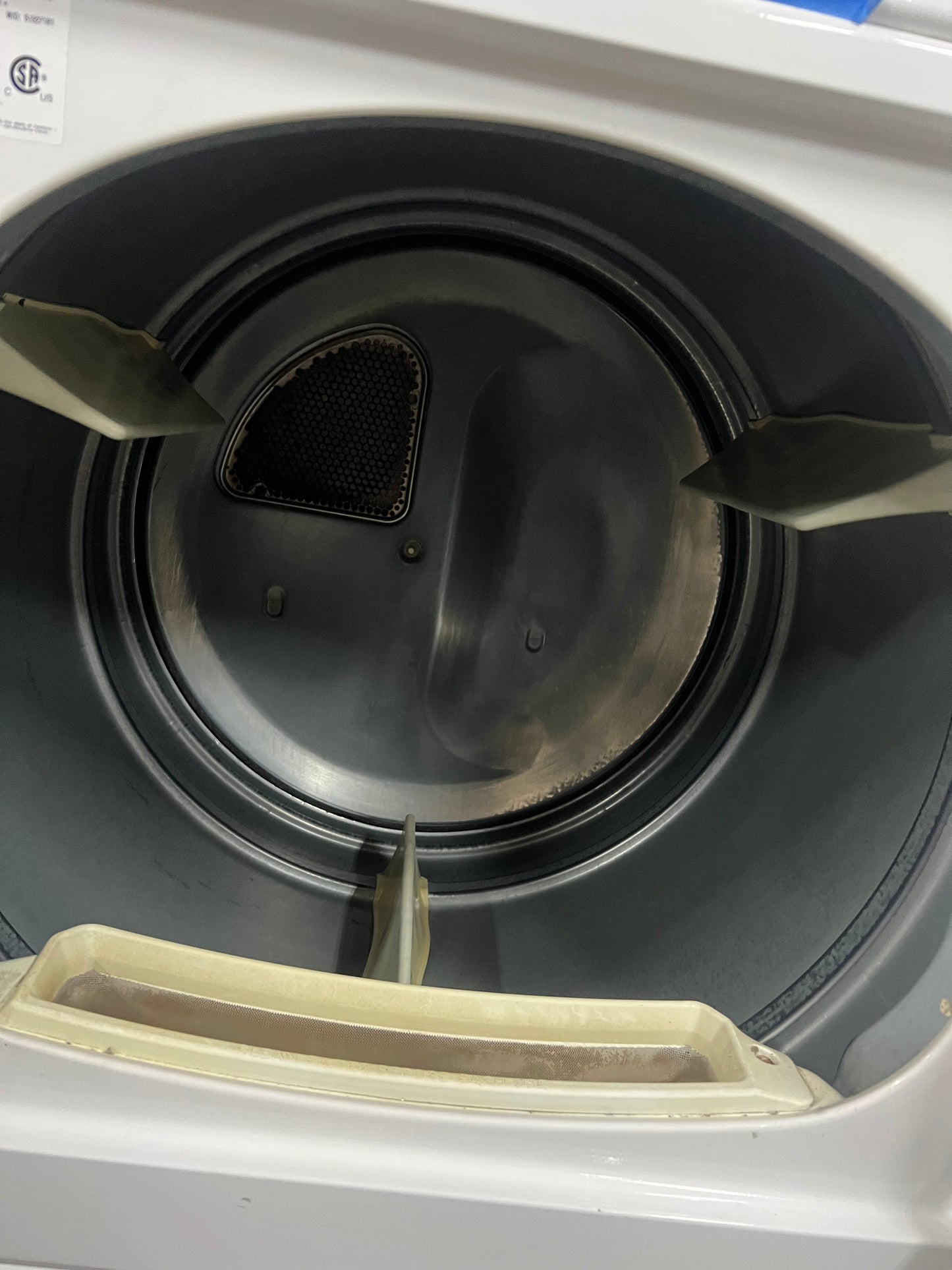 Speed Queen Commercial Washer & Gas Dryer Set In White, Coin Box, SDGBCAGS111TW01, 444278