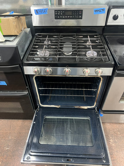 30 Inch 5.8 Cu.Ft Samsung Gas Range With Convection Oven In Stainless Steel, 5 Burners, NX58H5600SS, 444279