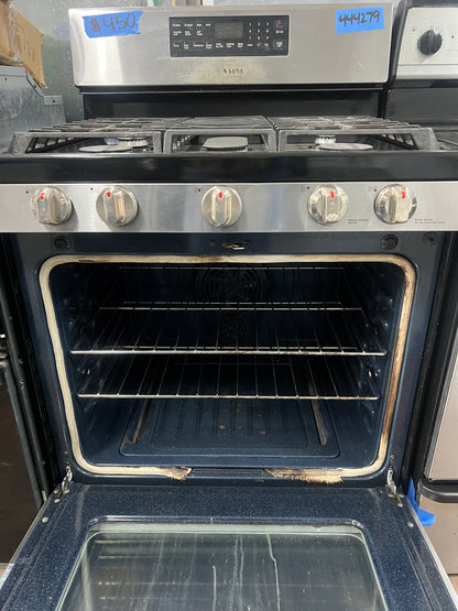 30 Inch 5.8 Cu.Ft Samsung Gas Range With Convection Oven In Stainless Steel, 5 Burners, NX58H5600SS, 444279