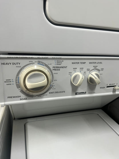 27" Kenmore Laundry Center Stackable In White, 110v Electric Dryer, 110.88732799, 444280