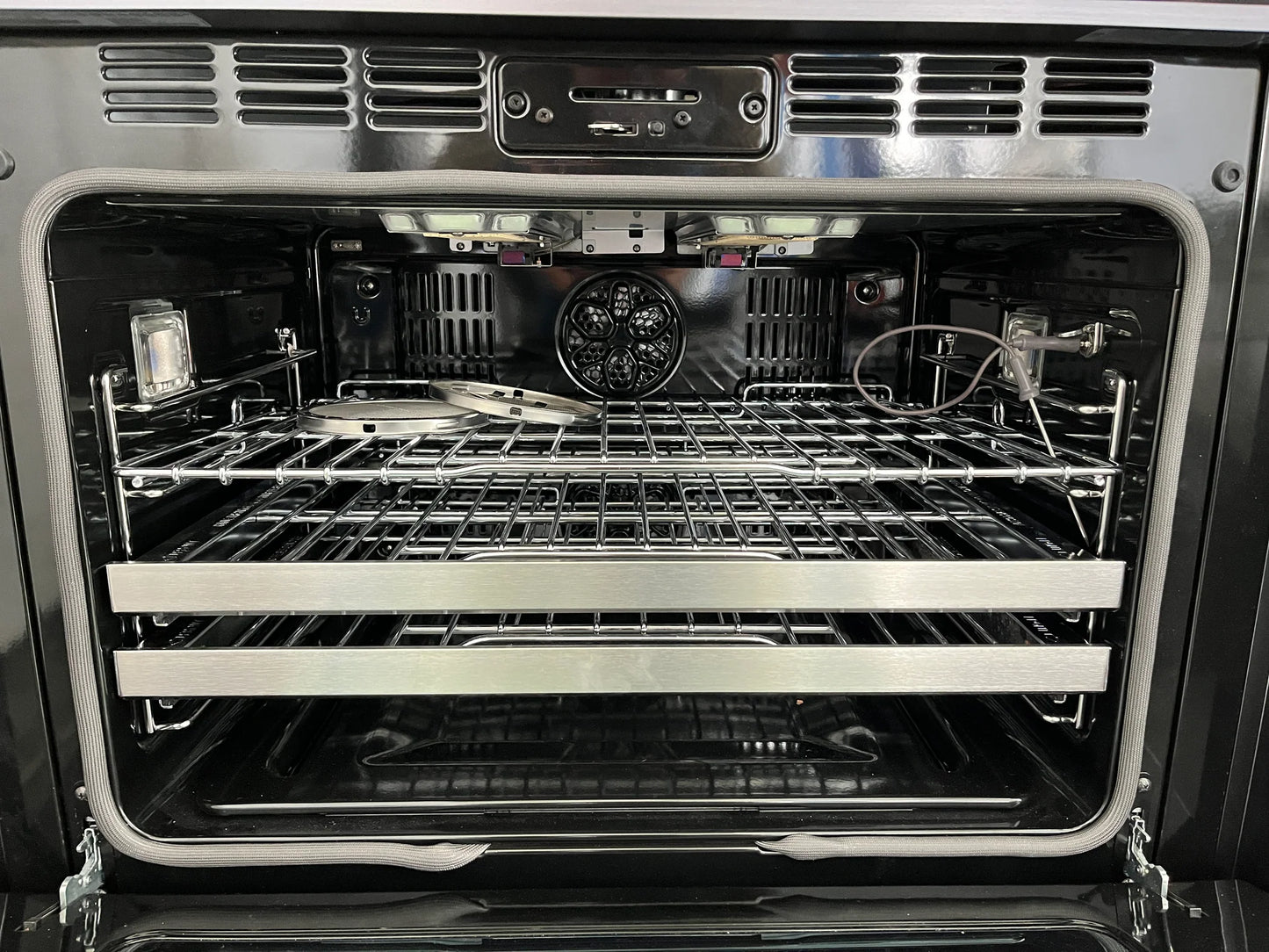 Dacor DOP36M96GLM 36 Inch Gas Range 6 Burners, 5.4 cu. ft. Oven, Self-Clean, Stack Burners, Graphite Stainless ,black stainless, 369292