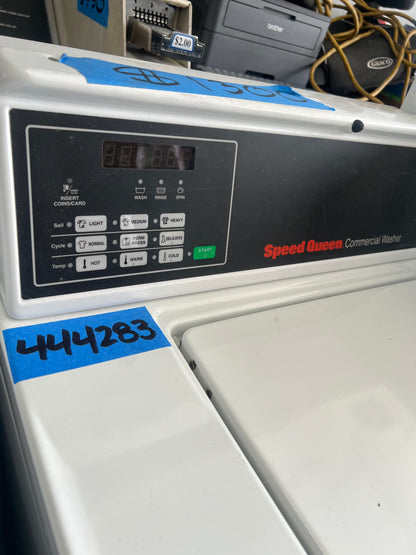 Speed Queen Commercial Top Load Washer In White With Coin box, 444283