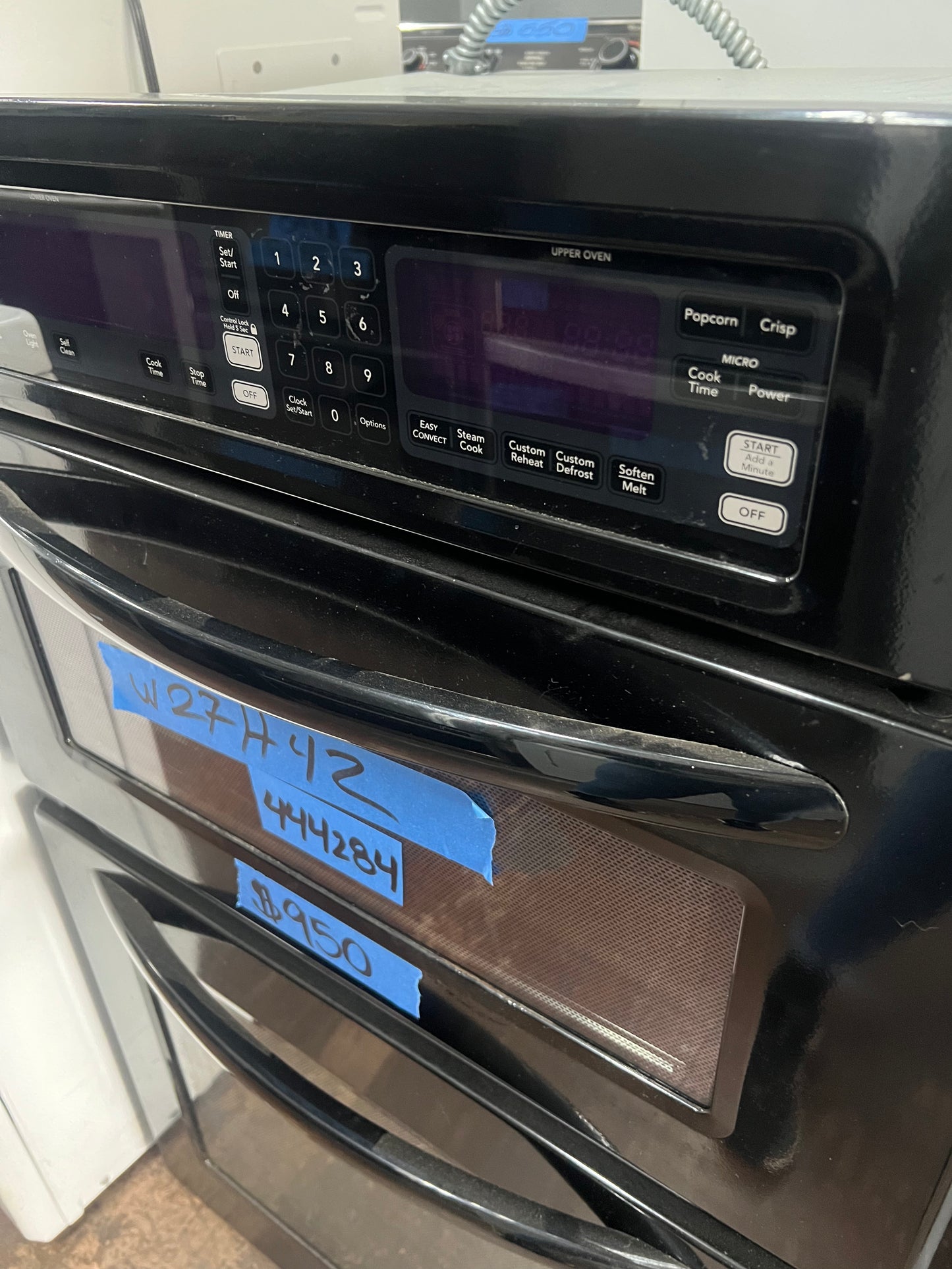 27 Inch Kitchenaid Microwave Oven Combo In Black, KEMS378SBL04, 444284