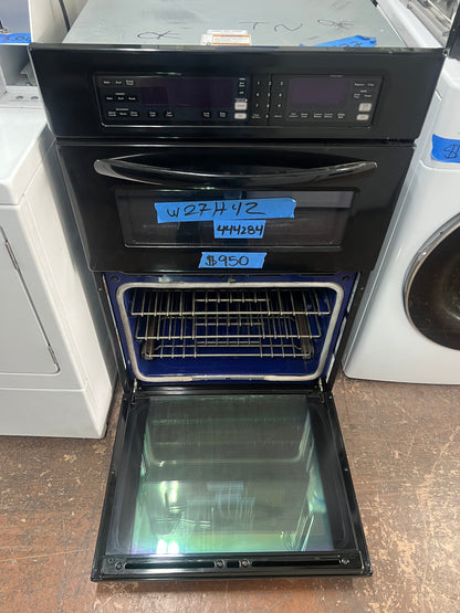 27 Inch Kitchenaid Microwave Oven Combo In Black, KEMS378SBL04, 444284