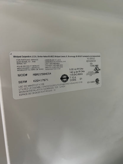 33" Maytag Bottom freezer Refrigerator In Stainless Steel, MBR2258XES4, 444285