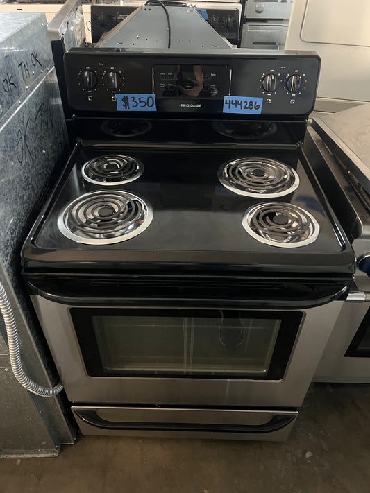 30 Frigidaire Electric Coil Burner Top Range In Black, FFEF3015LSM, 444286