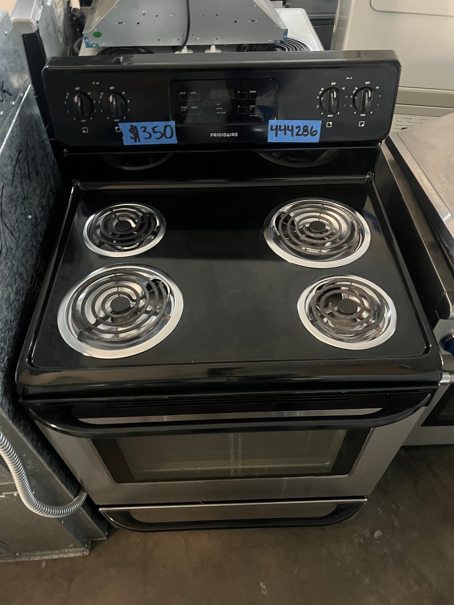30 Frigidaire Electric Coil Burner Top Range In Black, FFEF3015LSM, 444286