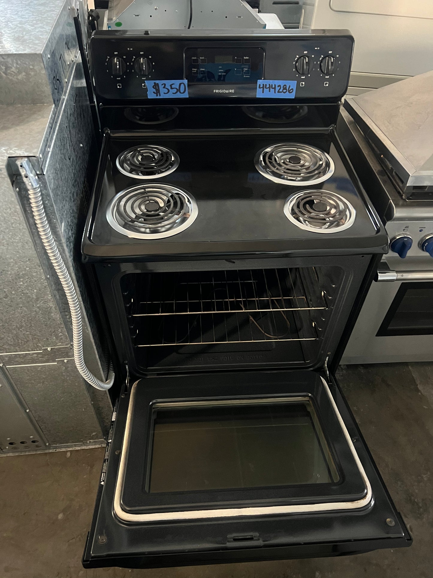 30 Frigidaire Electric Coil Burner Top Range In Black, FFEF3015LSM, 444286