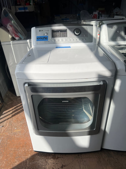 LG Side By Side Top Load Washer & Electric Dryer In White, DLEX5170W, 444290