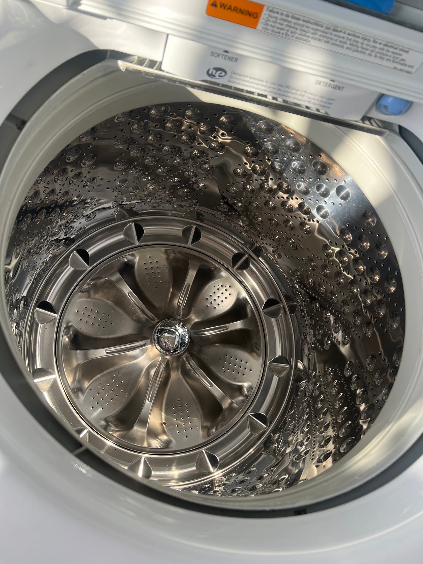 LG Side By Side Top Load Washer & Electric Dryer In White, DLEX5170W, 444290