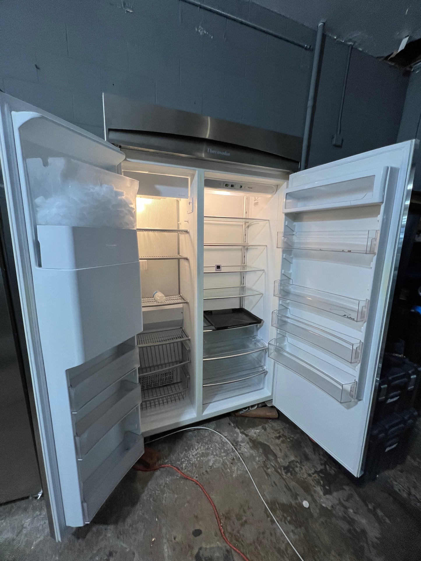 48" Thermador Side By Side Built-In Refrigerator, KBUDT4860A02, 444292