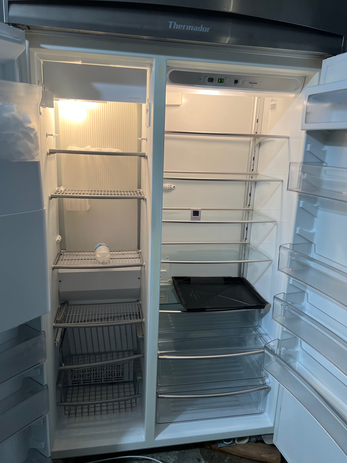 48" Thermador Side By Side Built-In Refrigerator, KBUDT4860A02, 444292