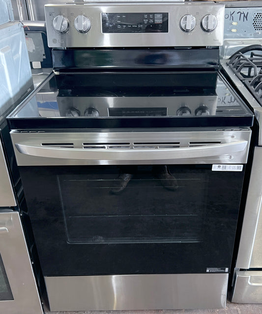 LG Electric Range Smooth Glasstop Stainless Steel , Wide View Oven , LREL6321S , 373802