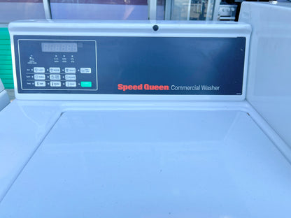 Speed Queen Commercial Coin Operated Washer Machine , Coin Drop , White , 373803