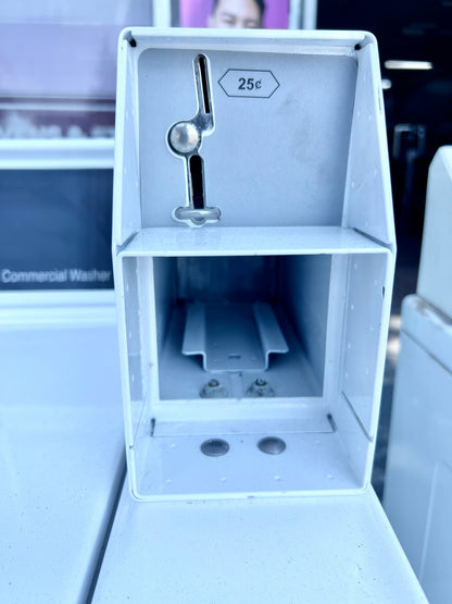 Speed Queen Commercial Coin Operated Washer Machine , Coin Drop , White , 373803