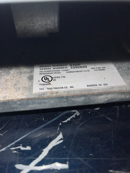 15 Inch Sub-Zero Undercounter Ice Maker In Stainless Steel, 26 pounds Capacity, 315IP, 444314