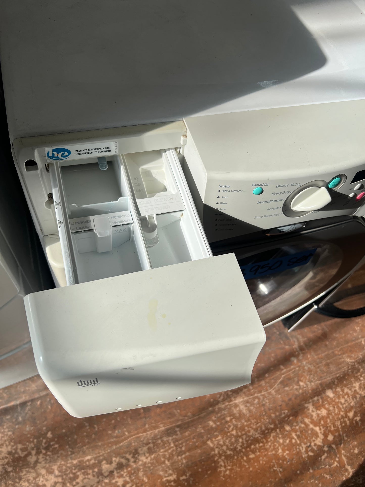 Whirlpool Duet Front Load Washer & Gas Dryer Set, GHW9150PW0, GGW9200LW0, 444294