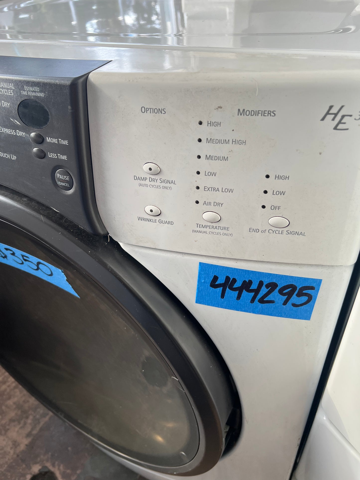 Kenmore Elite Gas Dryer In White, 110.94832201, 444295