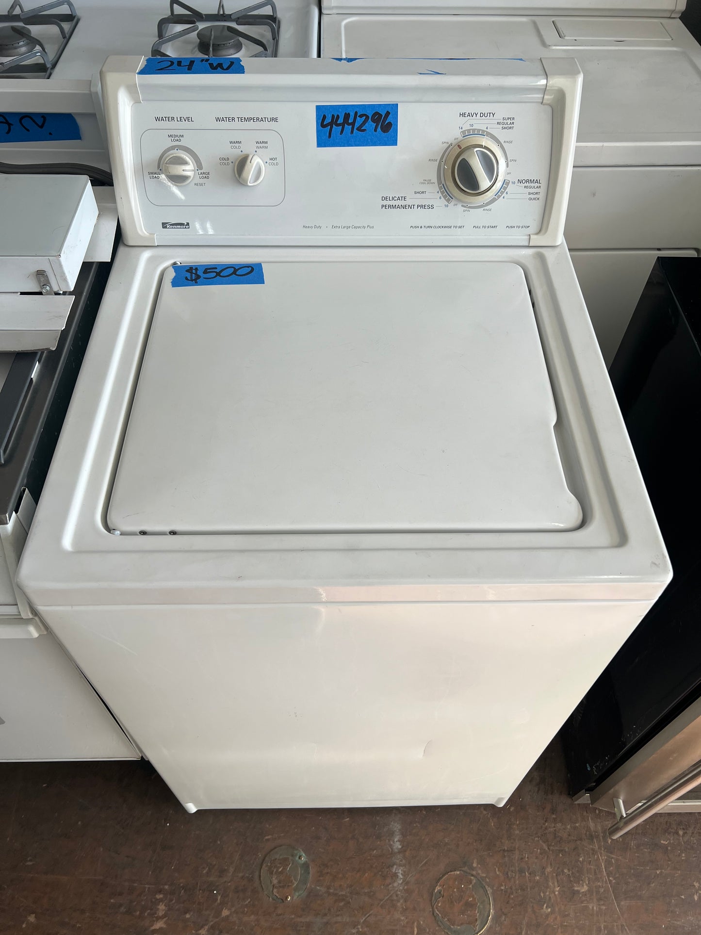 Kenmore Top Load Washer In White, 110.18542890, 444296