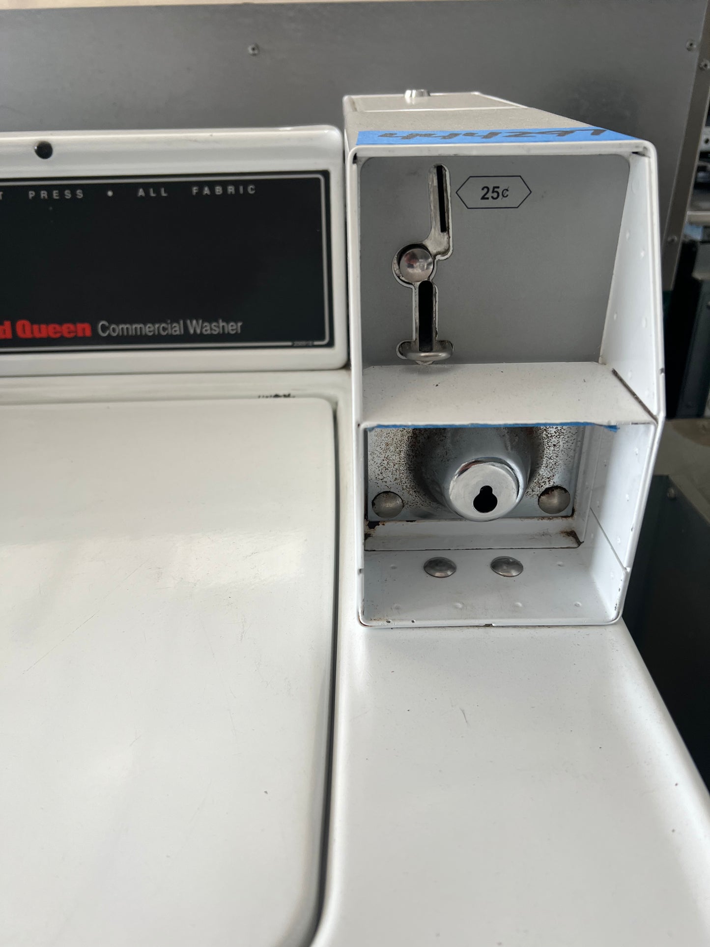 Speed Queen Commercial Top Load Washer In White, Coin Box, SWTT20WN, 444297