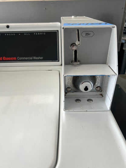 Speed Queen Commercial Top Load Washer In White, Coin Box, SWTT20WN, 444297