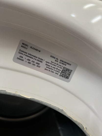 LG 7.4 Cu.Ft Gas Dryer In White, DLGX4001W, 444299