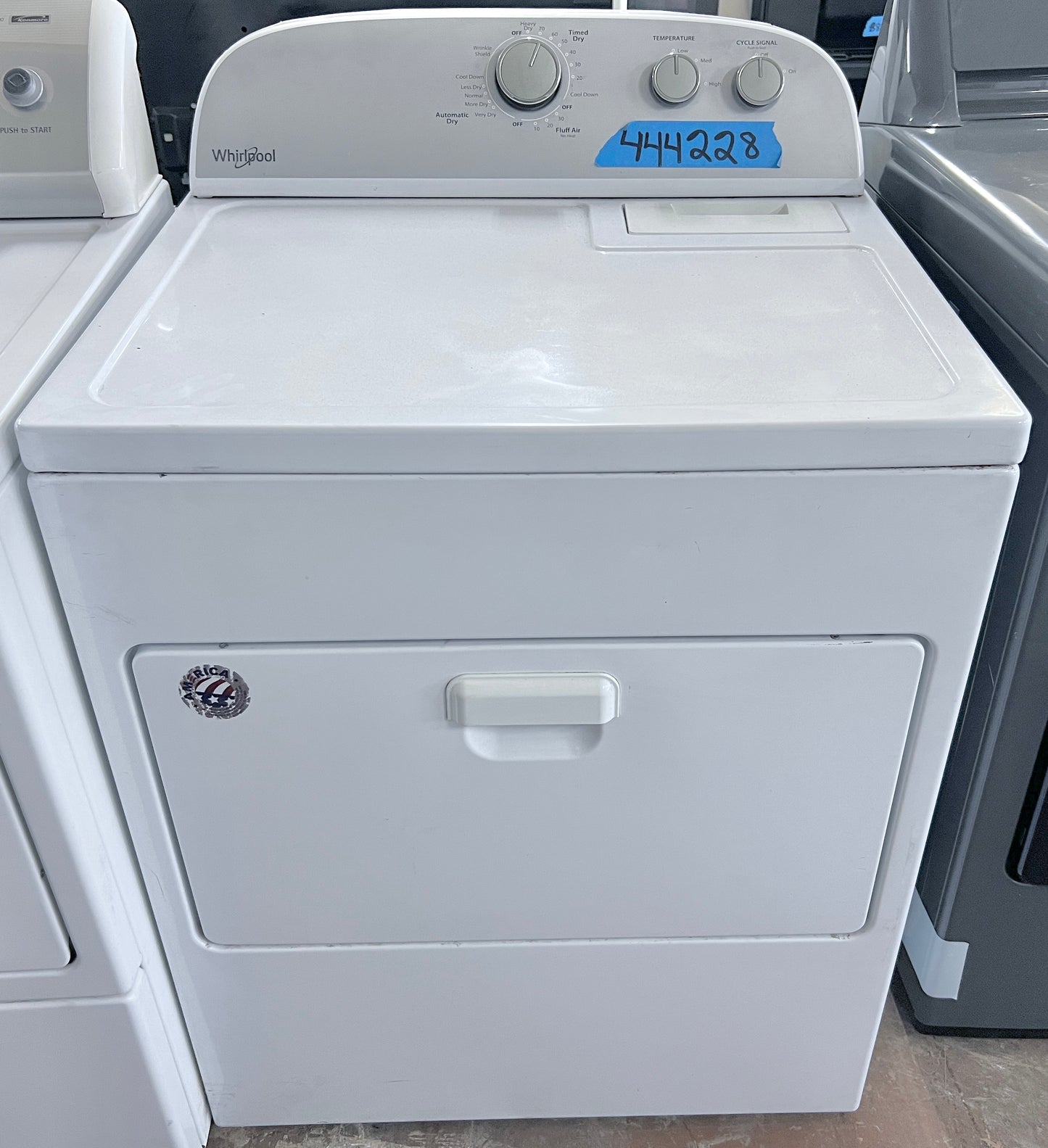 Whirlpool Electric Front Load Dryer , WED4950HW , White , 29 Inch 444228