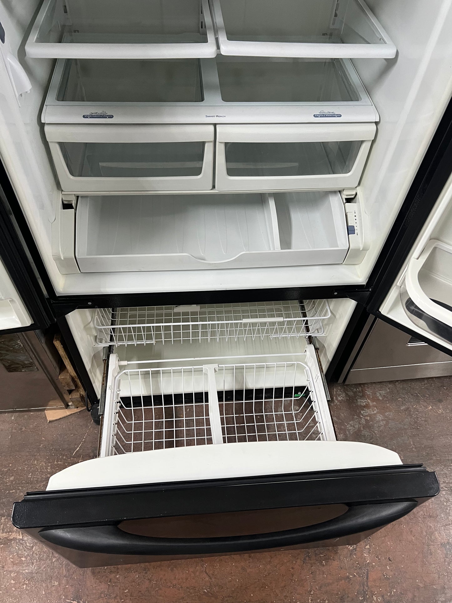 36 Kenmore French Door Refrigerator In black With Water Dispenser, 596.75529400, 444302