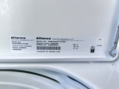 Speed Queen Commercial 26 Inch 120V Washer and 27 Inch Gas 120V Dryer Set , Residential Usage , White Color , 373705