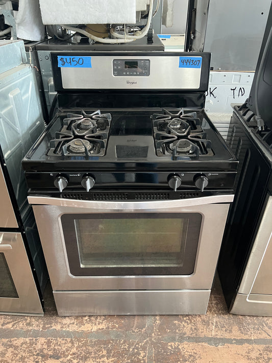 30 Inch Whirlpool Gas Range In Stainless Steel, WFG510S0AS0, 444307