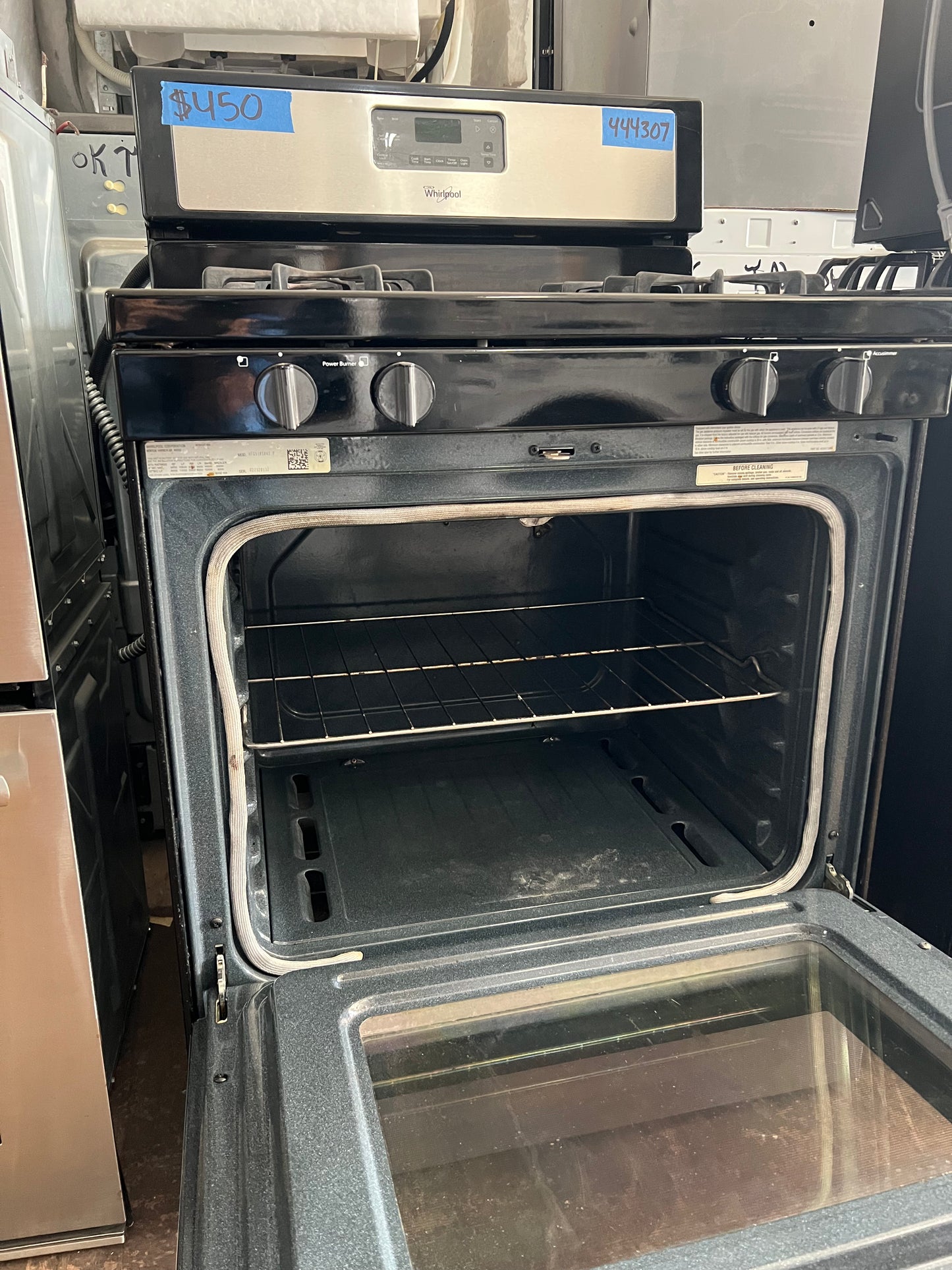 30 Inch Whirlpool Gas Range In Stainless Steel, WFG510S0AS0, 444307