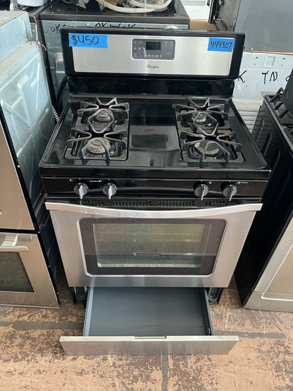 30 Inch Whirlpool Gas Range In Stainless Steel, WFG510S0AS0, 444307