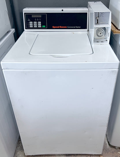 Speed Queen SWNNX2HP115TW02 Commercial Coin Operated Washer Top Load , Coin Drop , White , 373811