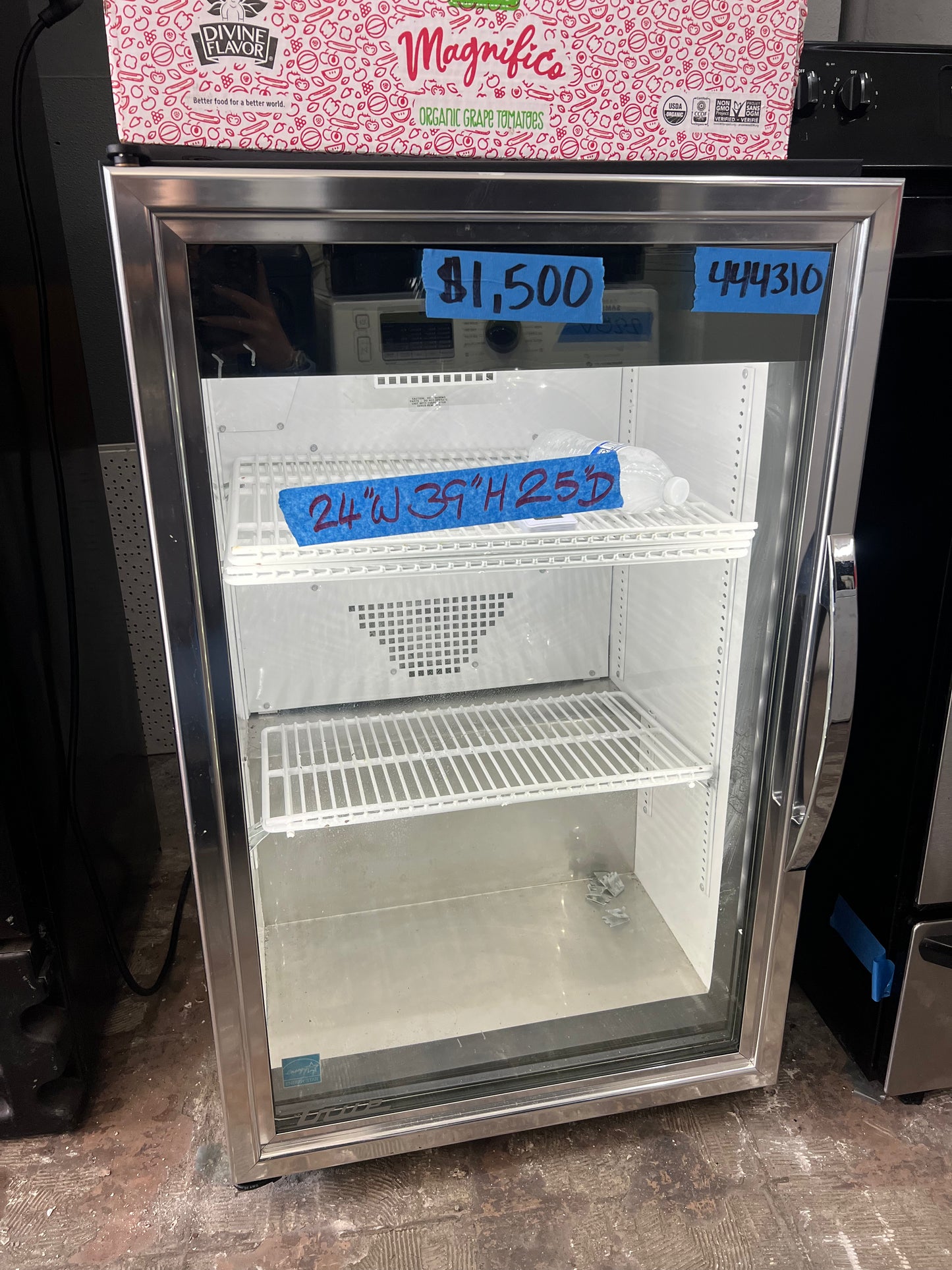 24 Inch True Countertop Freezer, Glass Door, GDM-07F-HC~TSL01, 444310