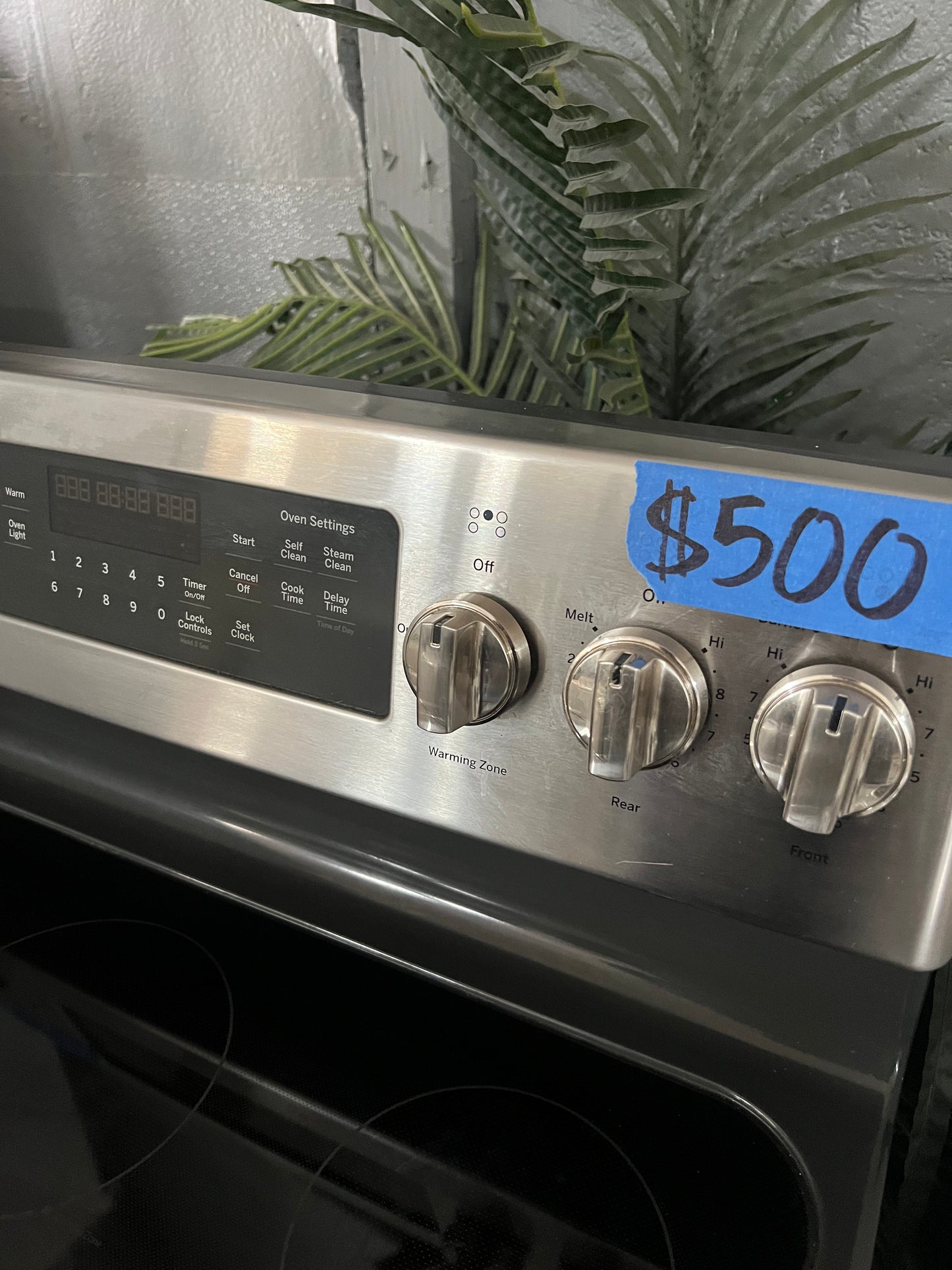 30 GE Electric Glass Top Range With Convection Oven In Stainless Steel, JB750SJ3SS, 444311