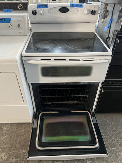 30 Maytag Electric Glass Top Range, Convection Oven, 444312