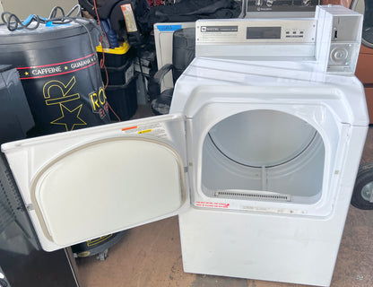Maytag MDE14PDACW Commercial Coin Operated Dryer Electric 240V Front Load , 27 Inch White 373813