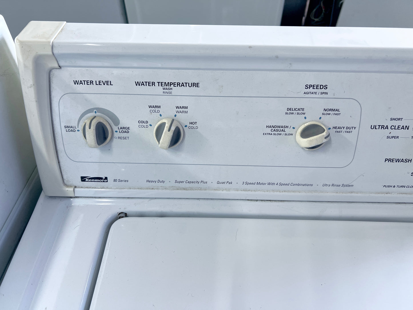 Kenmore Washer Top Load , Agitator with strong transmission , white , 110.24832200 , 373814