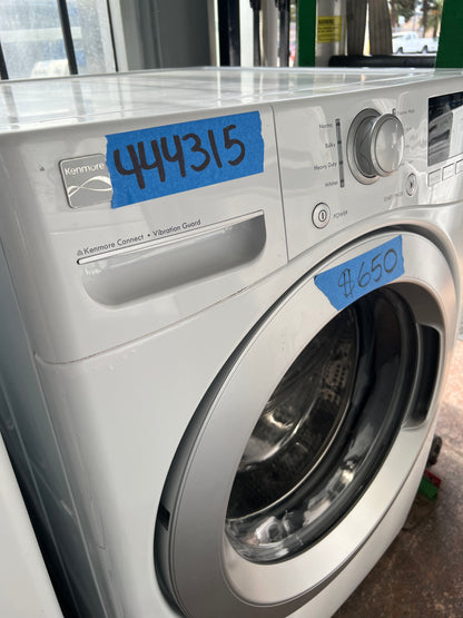 LG Front load Washer & Electric Dryer Set In White, DLE3733W, 796.41162410, 444315