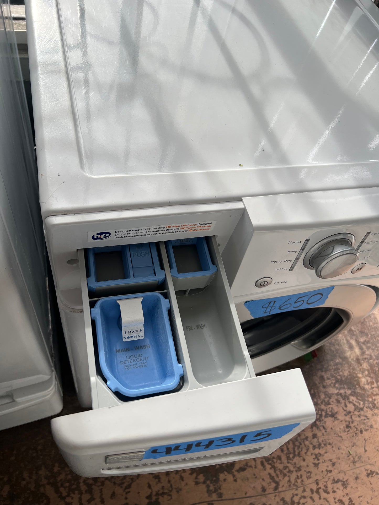 LG Front load Washer & Electric Dryer Set In White, DLE3733W, 796.41162410, 444315