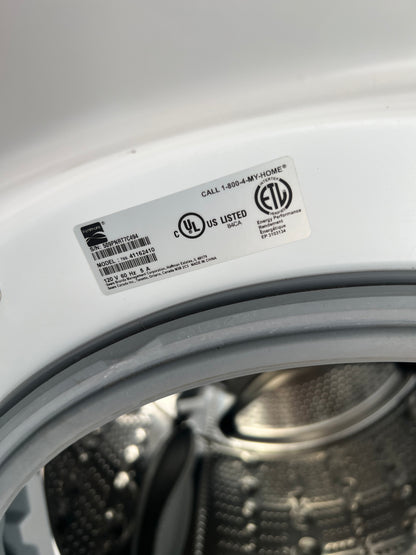 LG Front load Washer & Electric Dryer Set In White, DLE3733W, 796.41162410, 444315