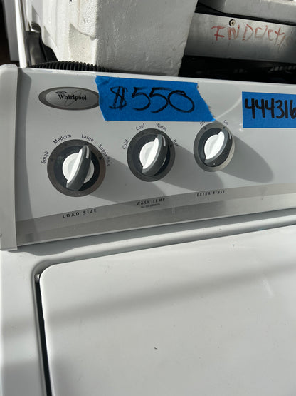 Whirlpool Top Load Washer In White, WTW5500SQ0, 444316