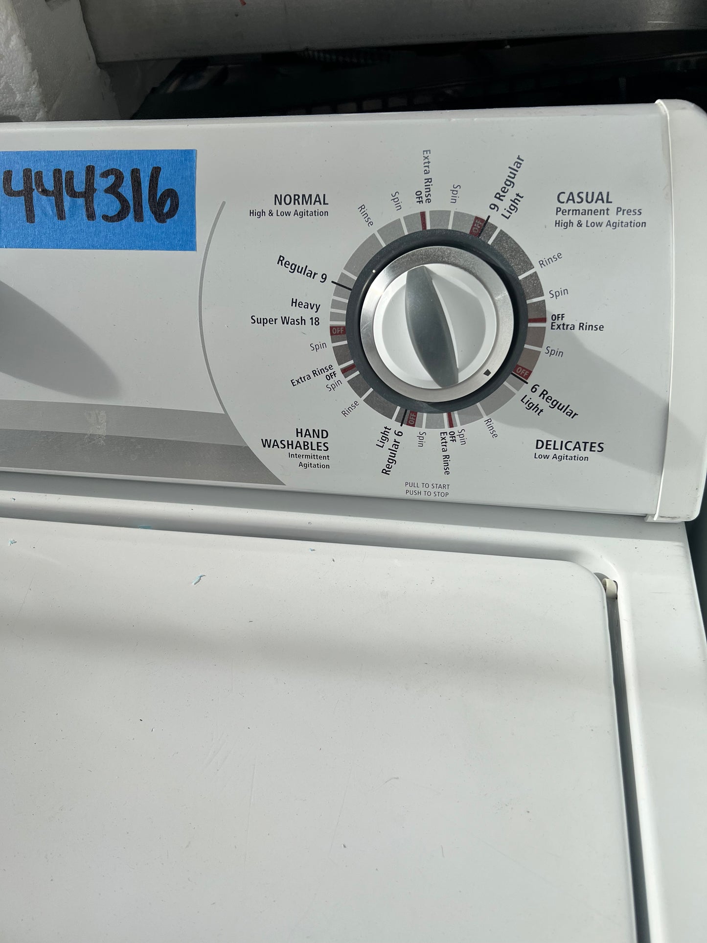Whirlpool Top Load Washer In White, WTW5500SQ0, 444316