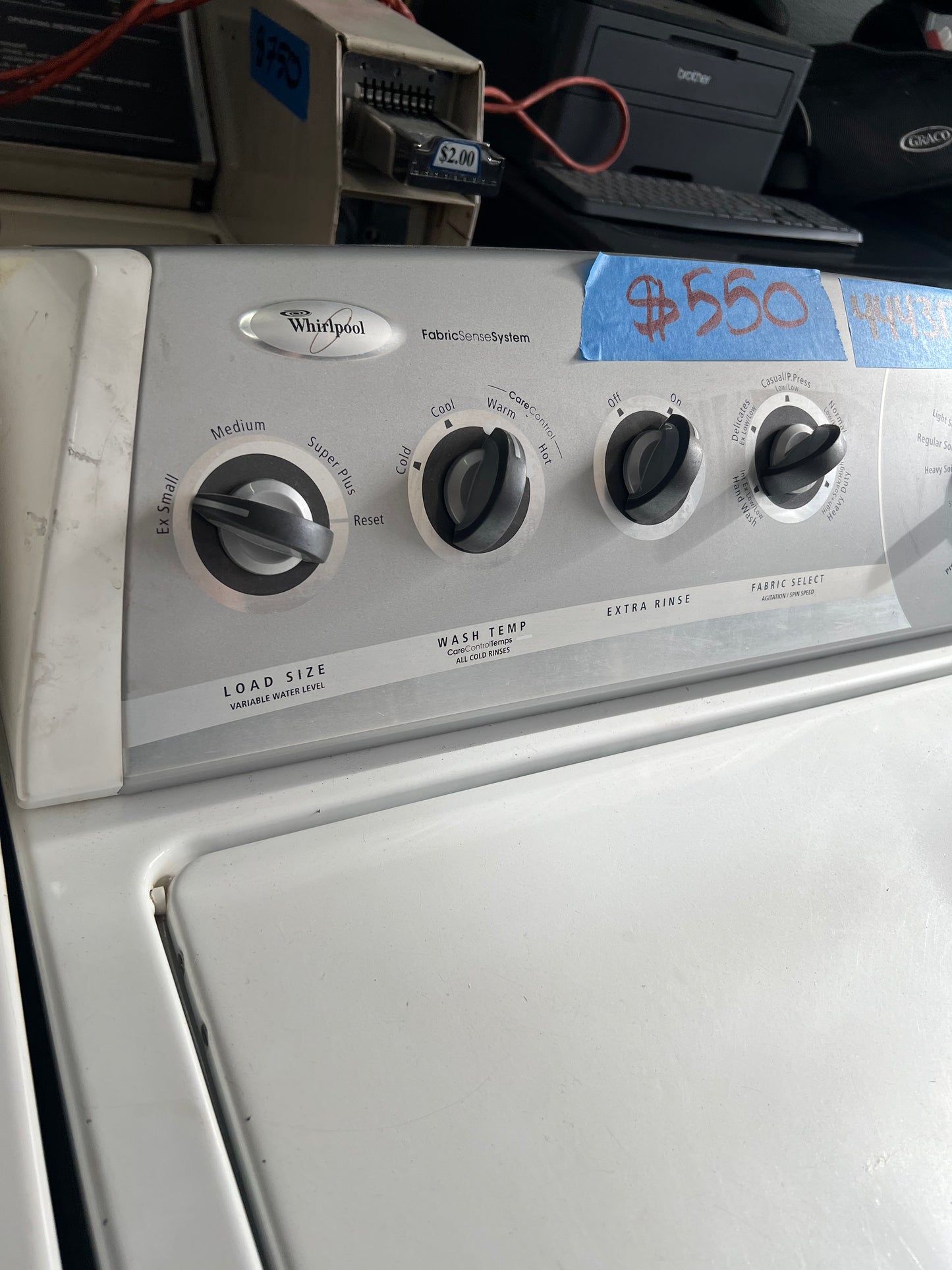 Whirlpool Top Load Washer In White Used In Good Condition, 444317