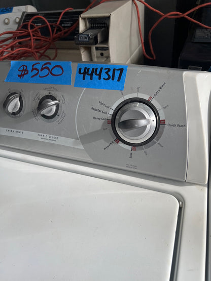 Whirlpool Top Load Washer In White Used In Good Condition, 444317