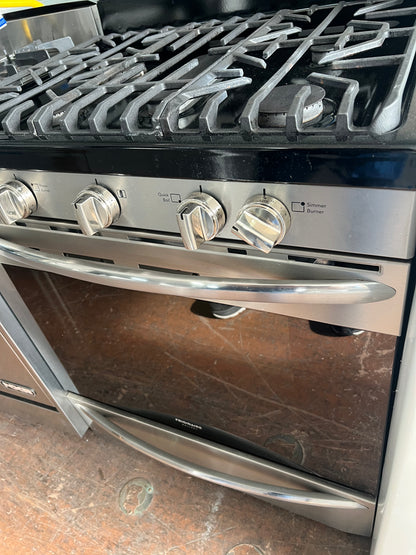30 Inch Frigidaire 5 Burner Gas Range In Stainless Steel, FGGF3047TFA, 444318