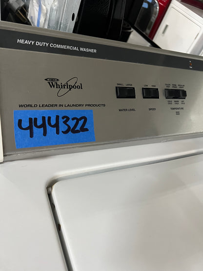 Whirlpool Commercial Top Load Washer In White With Coin Box In White, CAM2762KQ0, 444322