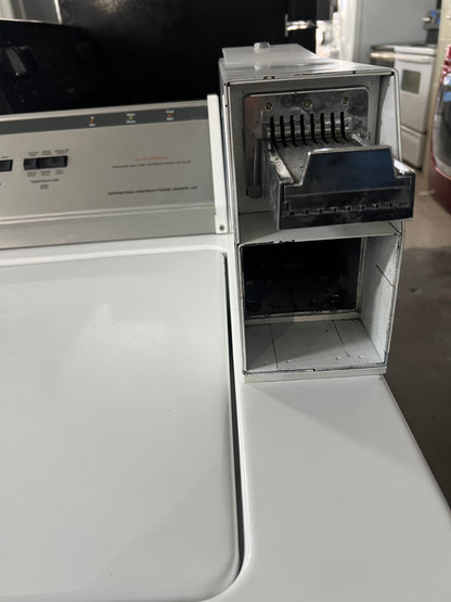 Whirlpool Commercial Top Load Washer In White With Coin Box In White, CAM2762KQ0, 444322