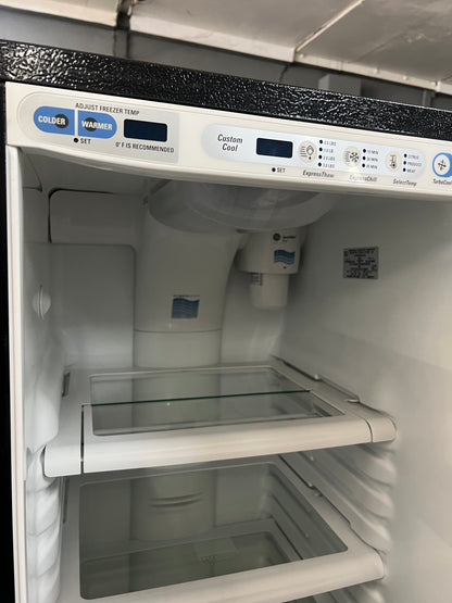 GE 36 Side By Side Counter Depth Refrigerator In Black, PCF23NGTA BB, 444323