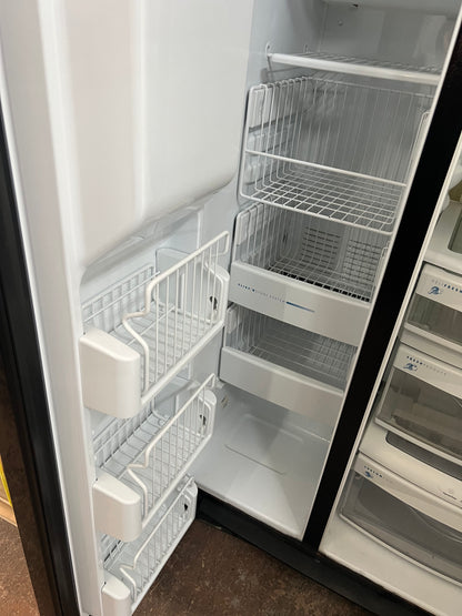 GE 36 Side By Side Counter Depth Refrigerator In Black, PCF23NGTA BB, 444323